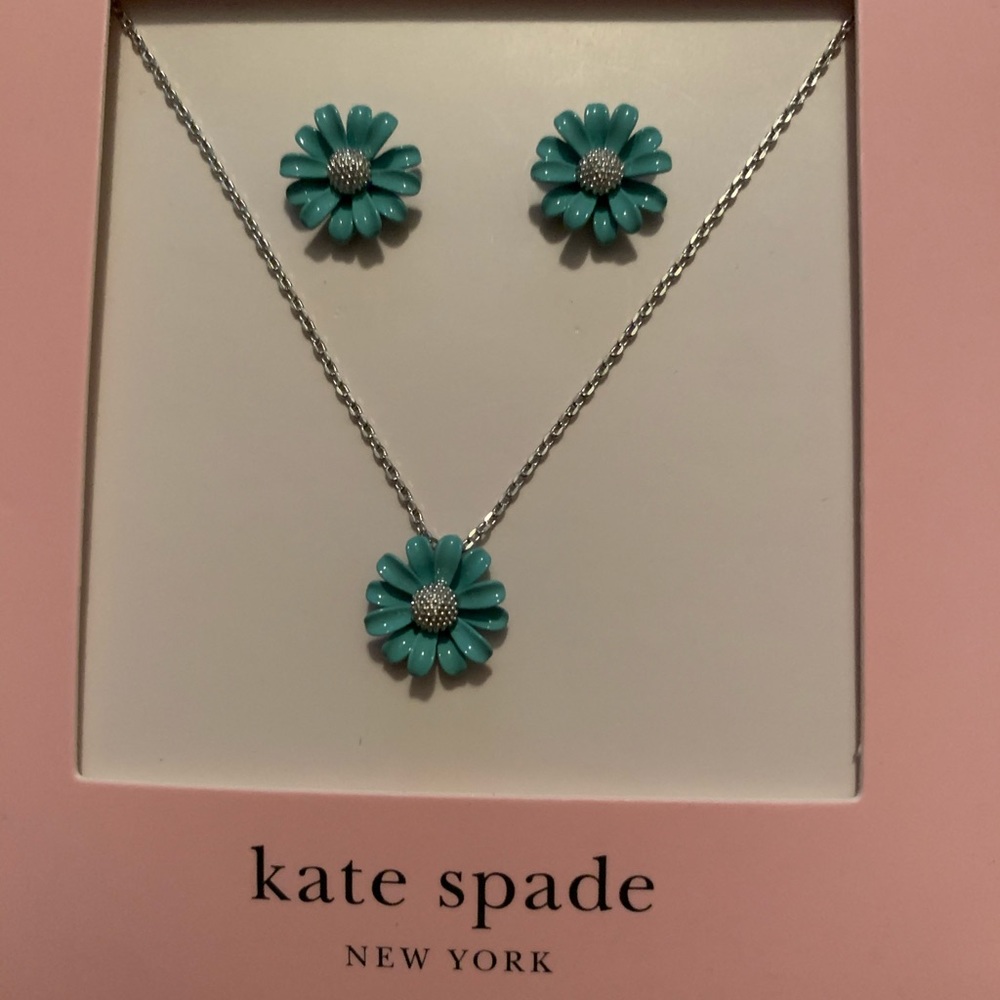 Kate Spade Sunflower Earring & Necklace Sets